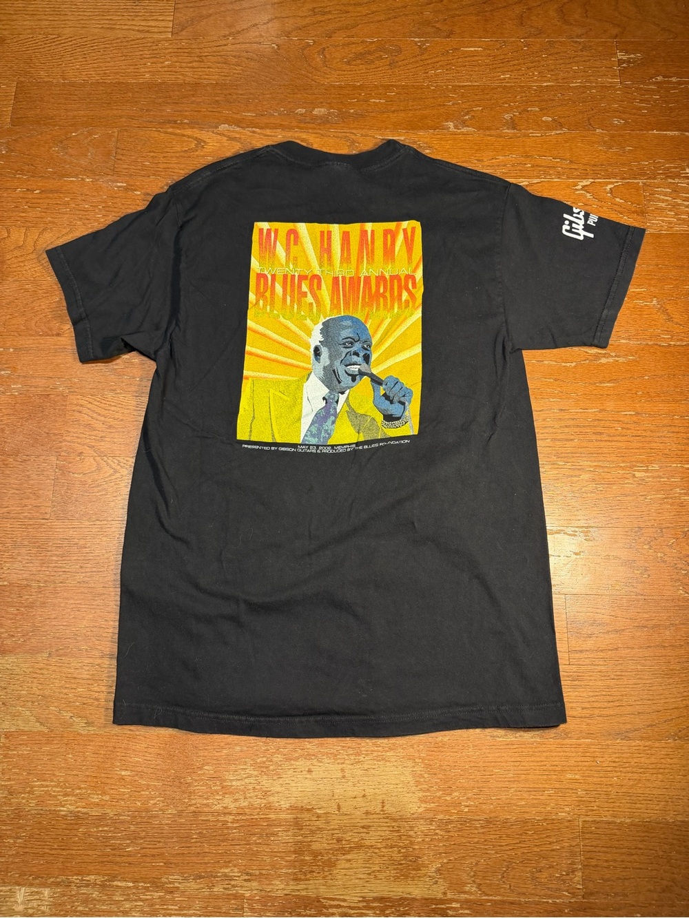2002 WC Handy Blues Awards Back Graphic Tee